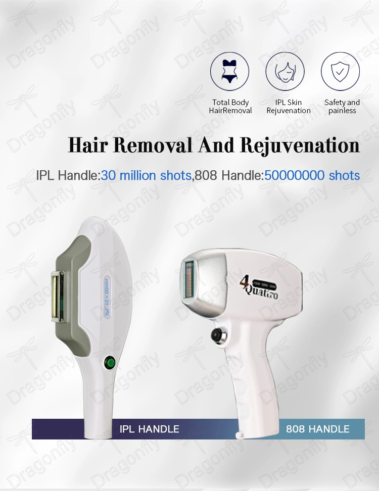 3 Wavelength 755+808+1064diode Laser IPL Hair Removal Device