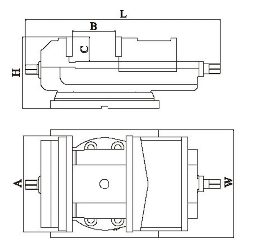 Monthly Deals Machine Tool for Milling and Drilling Machine Center Parts with Large Size Manual Machine Vice