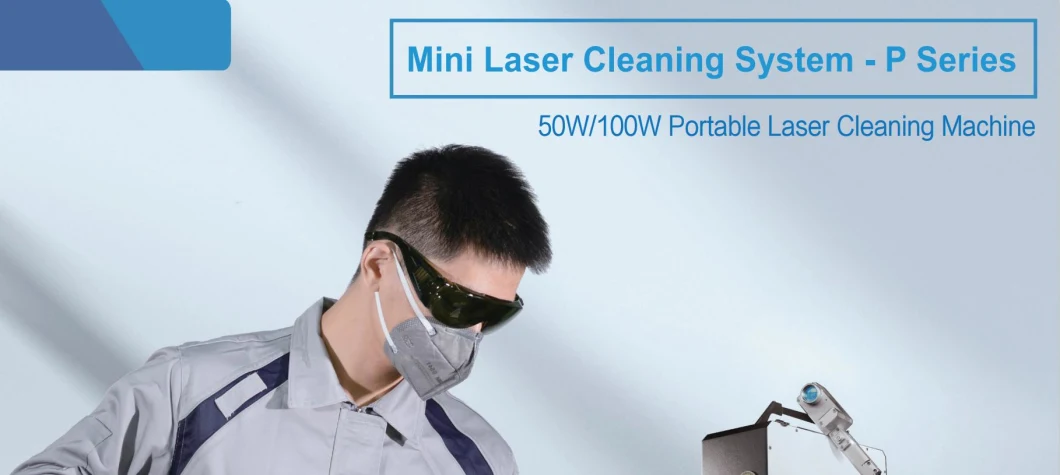 Portable Laser Cleaning Machine Handheld Fiber Laser Rust Remover 50W 100 Watt Laser Cleaner Rust Oil Painting Surface