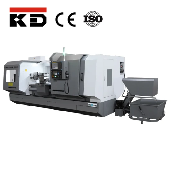 Floor-Type Torno CNC máquina herramienta con CE buen precio Ck6163A/1000